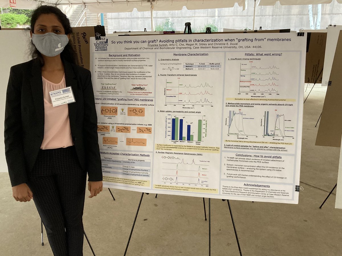 Duval_Lab's tweet photo. It was a busy night for @CWRU_ChBE  at the @NAMS2021 poster session! https://t.co/aYtkCIi66u