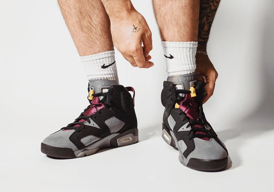 The Air Jordan 6 "Bordeaux" is landing this Saturday. Will you be going for a pair?bit.ly/2XEsZeR