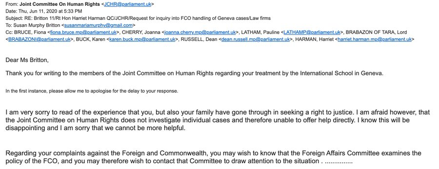 SUSANBR47706704's tweet photo. @DavidBHawley @JamieWilliamso6 & others
@EcolintGeneva - hang your heads in shame - along with politicians who have prioritised protecting #PASCALEMERY & WELL-CONNECTED 'offenders' over #childprotection #HumanRights & #Justice! @NilsMelzer @Consortiumnews @khrafnsson @mhdksafa https://t.co/psEN3GihI2