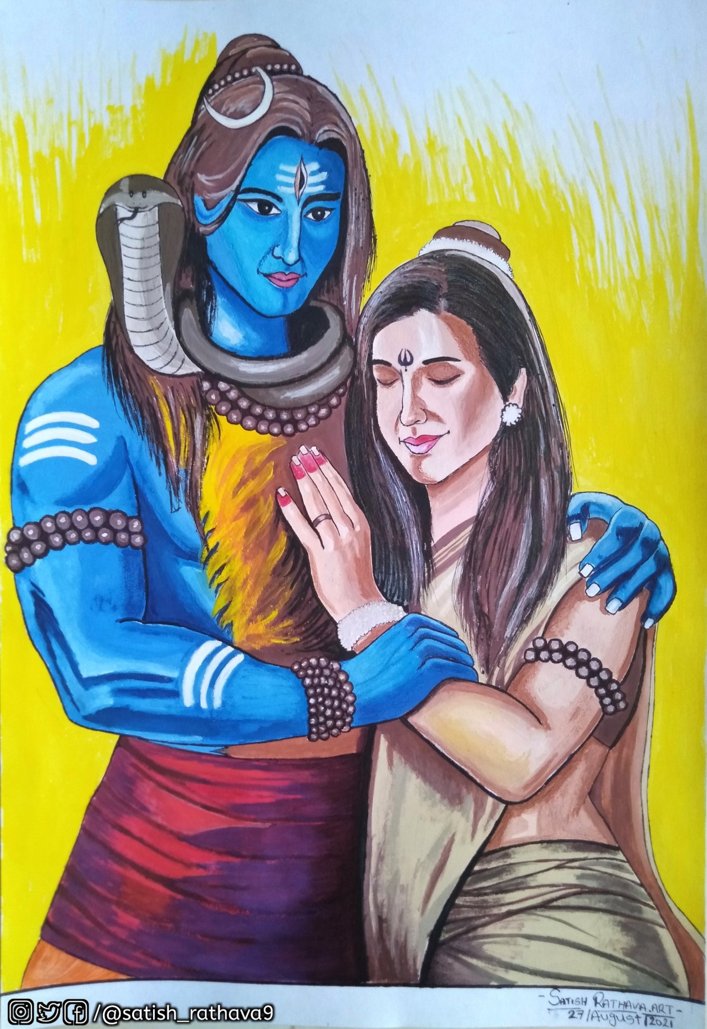 PENCIL DRAWING ART | Drawing mahadev for this Mahashivratri special |  Facebook