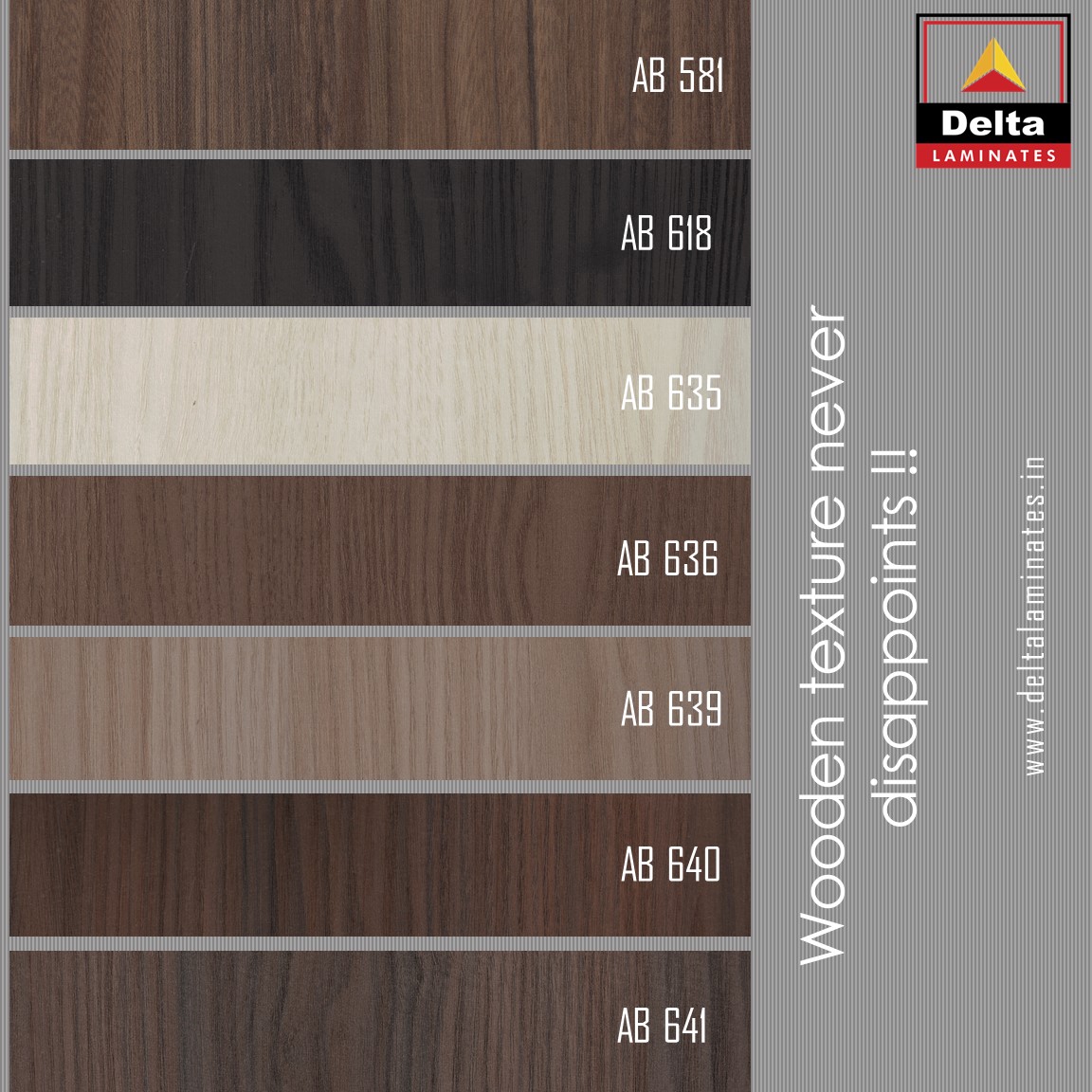 Ashberry - New Collection. We are in love with these wood textures .. Do you feel the same !! 

Choose from a wide range of Delta Laminates. 

#laminate #laminatemanufacturer #topbrands #interiordesign #homedecor #furnituredesign #furnituremakeover #delta #deltalaminate