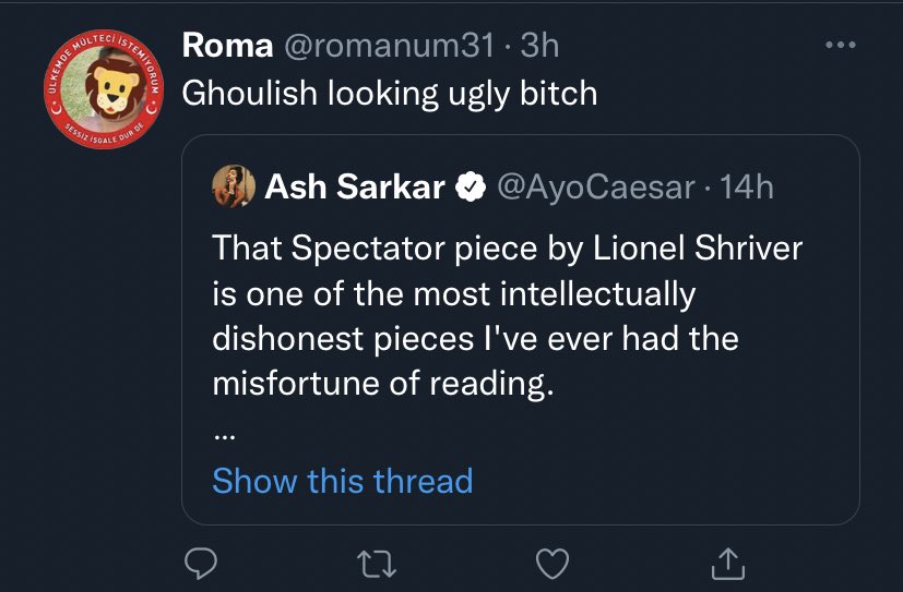 Ash Sarkar tweet media