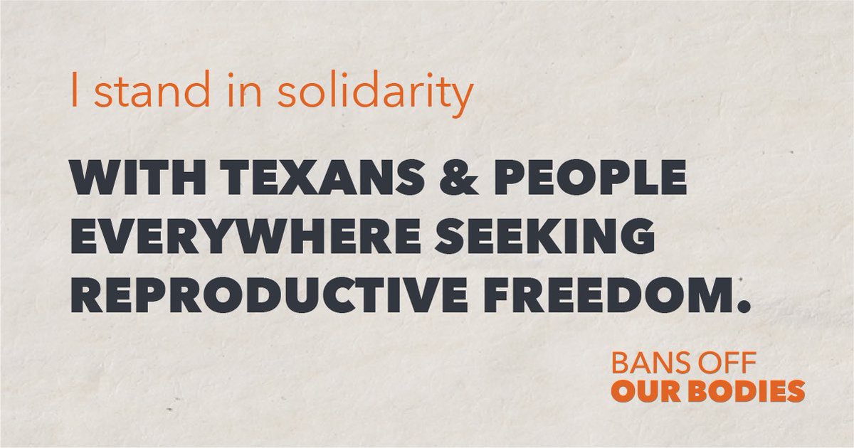 nlyonne's tweet photo. We should all be able to make our own decisions about our health &amp;future. Between TX's extreme abortion ban&amp; states passing a record number of abortion restrictions this year, we have to fight for everyone’s reproductive freedom. #BansOffOurBodies https://t.co/5TBgionE2X @PPact https://t.co/gC0FaOuta4