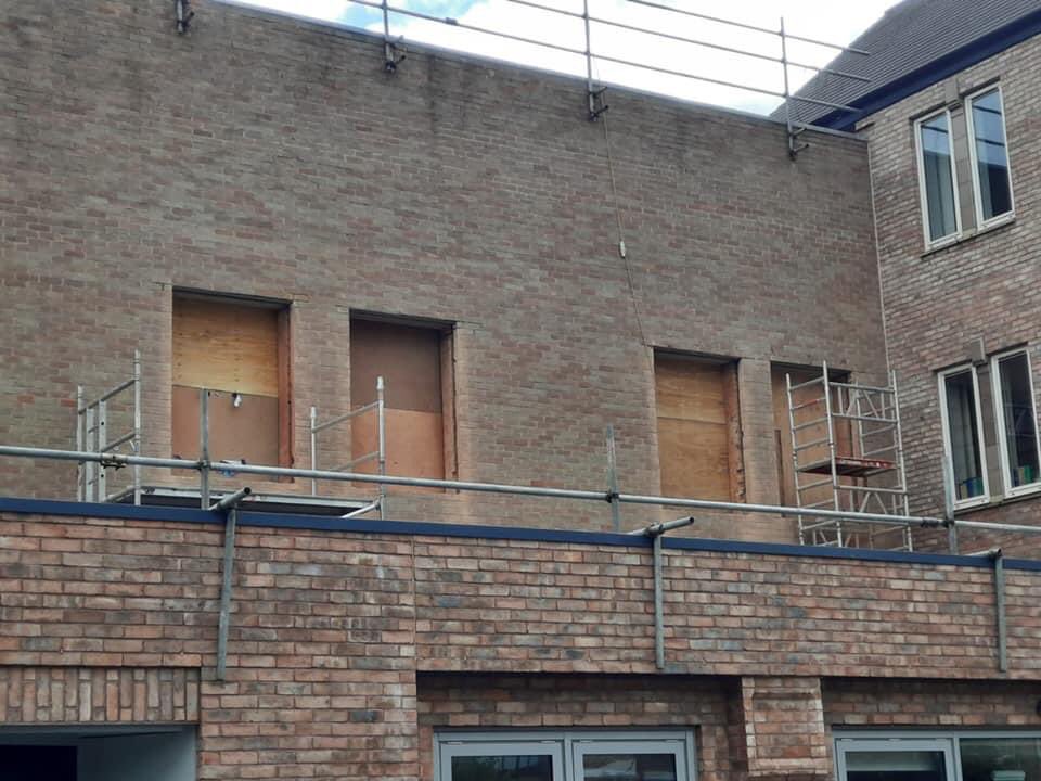 trancoltd's tweet photo. Fantastic job🙌 by our Structural alterations team forming these new window openings through a 425mm depth cavity wall, plus demo works too.👷🏽 #construction #SME https://t.co/WqkiC4msGo