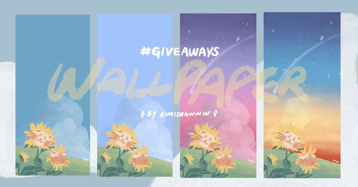 kimidrawww's tweet photo. •สวัสดีเดือนกันยายน ☁️
•วันนี้มาแจก wallpaper น้องเหมียวทานตะวัน💖🌈
•กติกา 🎉👇🏻
- กด follow @kimidrawww 
- กดไลค์และรีโพสนี้ 
- แคปภาพ 2 ข้อบนส่งมาให้ทาง dm เพื่อรับลิ้งโหลดได้เลยค้าบบบ 
❌ห้ามนำไปจำหน่าย หรือใช้เชิงพาณิชย์ หากพบเห็นจะถูกปรับ❌
#giveaway #แจกฟรีไม่รีได้ไง https://t.co/nCGxZfeKfr
