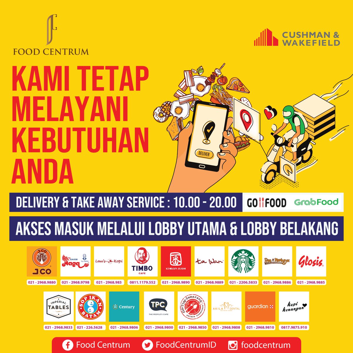 FoodCentrumID's tweet photo. di masa PPKM saat ini Food Centrum tetap melayani kebutuhan anda.. #gojekin #gofood #GrabFood aja ☺ #Delivery #takeaway #services https://t.co/Dg4cJxlDDL