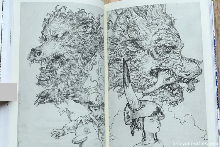 Released earlier this year in May, Katsuya Terada's art book SKETCH is choked full of rakugaki ( doodles for fun ) goodness; very detailed & high quality rakugai at that. Explore more in my book review #寺田克也 スケッチ&ドローイング集 - https://t.co/EGA8MMy9kV
#blauereview 