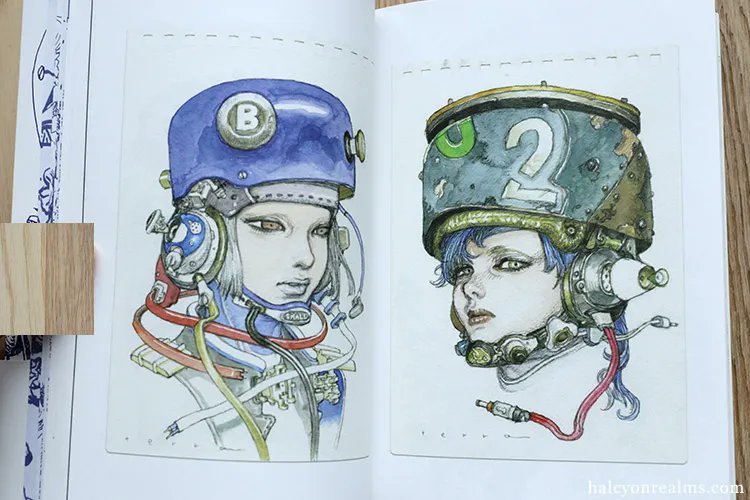 Released earlier this year in May, Katsuya Terada's art book SKETCH is choked full of rakugaki ( doodles for fun ) goodness; very detailed & high quality rakugai at that. Explore more in my book review #寺田克也 スケッチ&ドローイング集 - https://t.co/EGA8MMy9kV
#blauereview 