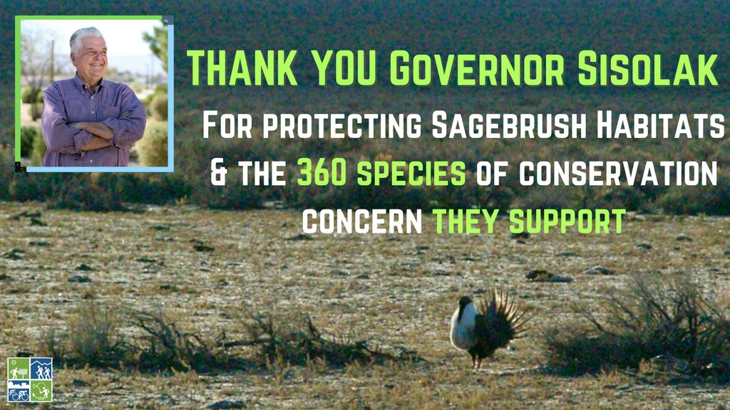 Thank you @GovSisolak for taking action at the state level to protect #migrationcorridors & the wildlife they support.👏👏👏

nevadaconservationleague.org/conservation-a…