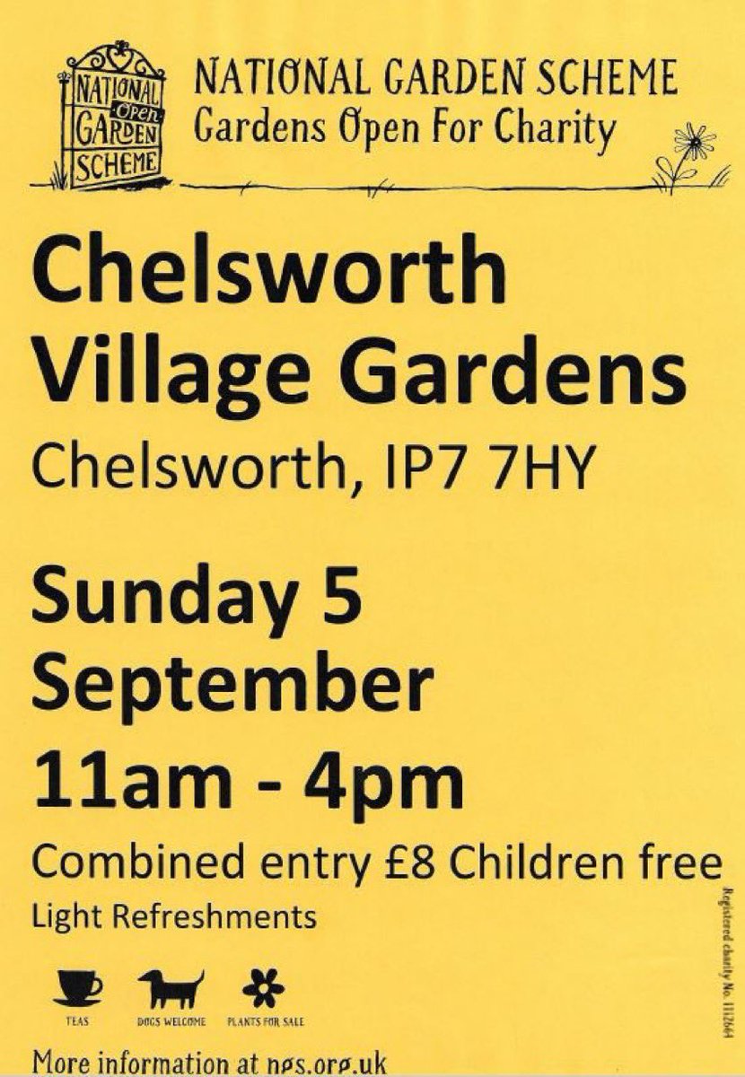 SuffolkNGS's tweet photo. Pop-up opening Chelsworth Village Gardens IP7 7HU 11am-4pm At least 11 gardens #villagegardens #chelsworth #suffolkvillage #suffolkgardens #gardensopenforcharity #gardensopenforcharity #visitagardenforcharity #teasinvillagehall #peacockpubforrefreshments @nationalgardenscheme https://t.co/agFZXxI8kP
