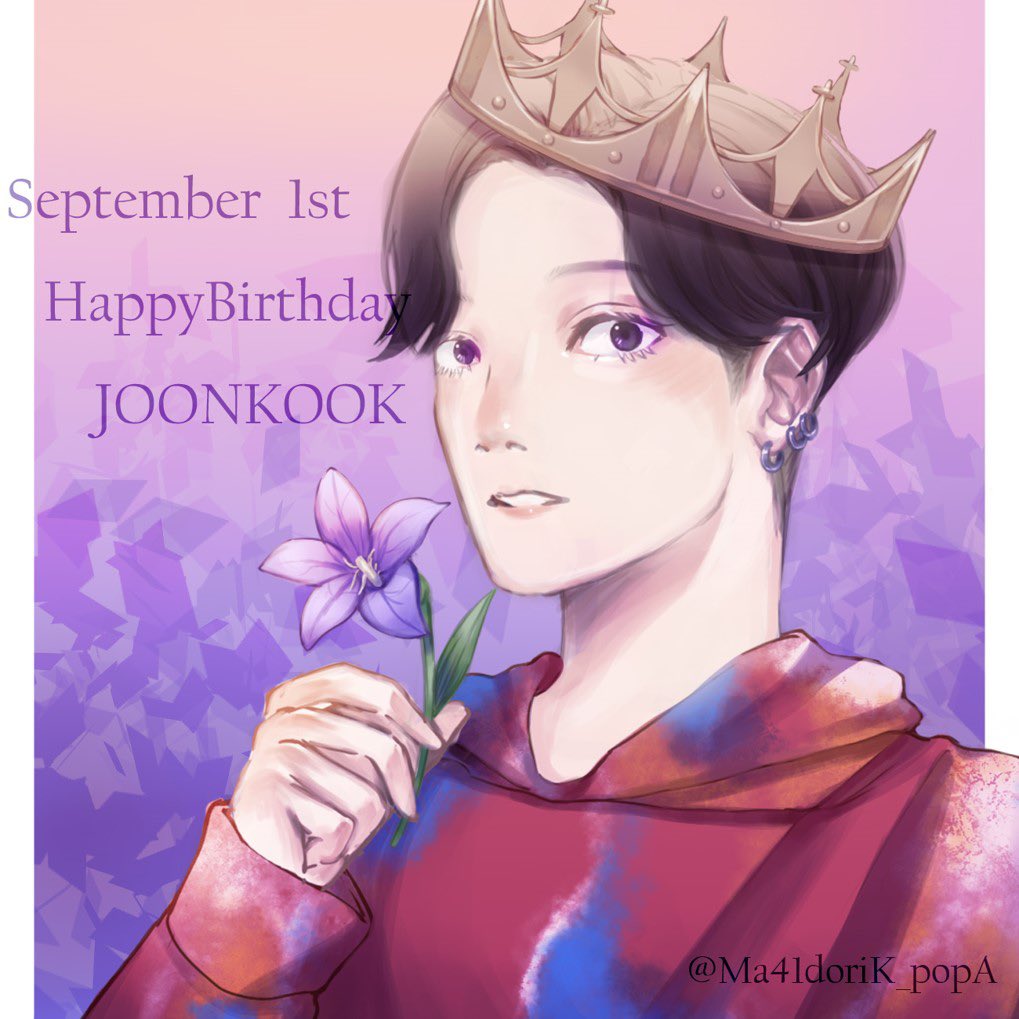 Ma41doriK_popA's tweet photo. グクセンイル！！
誕生花の桔梗です〜
#HappyBirthdayJungkook 
#JUNGKOOK 
#btsfanart https://t.co/f2wRuXUTtF