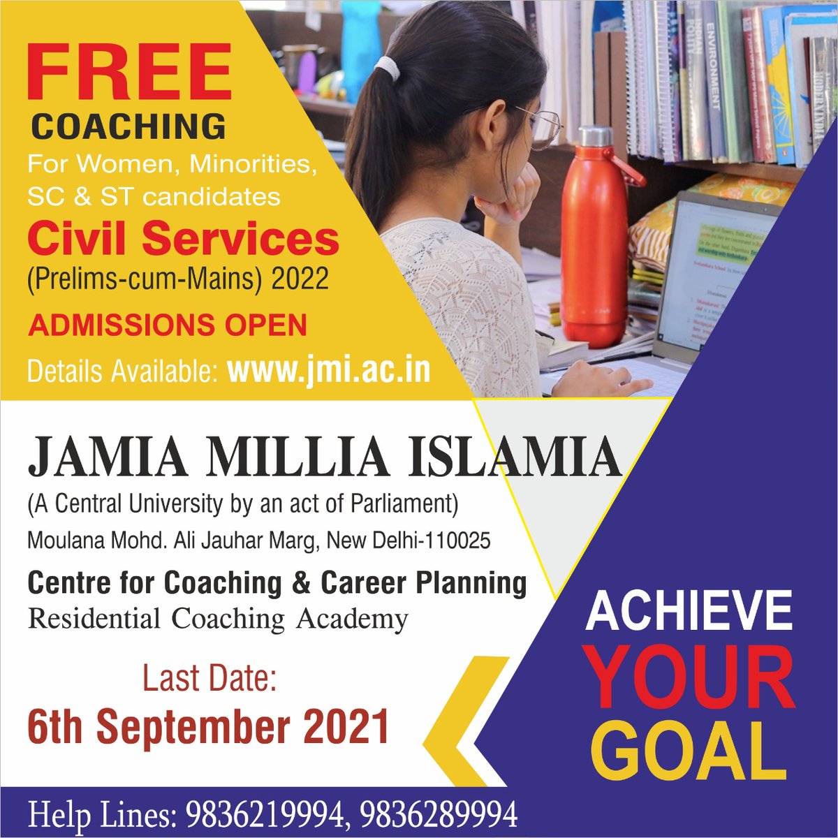 Residential Coaching Academy - Jamia tweet media