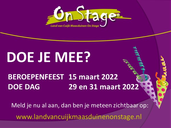 Land van Cuijk Maasduinen On Stage tweet media