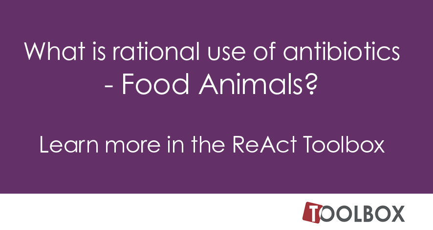 reactgroup's tweet image. What is rational use of #antibiotics - Food Animals?
Learn more in the #ReActToolbox ⬇️ #AntibioticResistance
reactgroup.org/toolbox/ration…