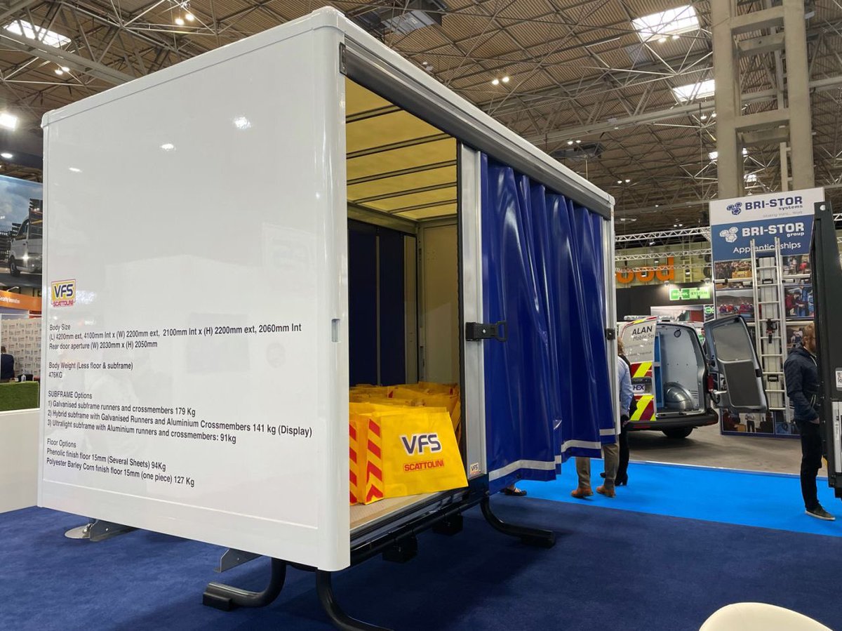 Day 2 of the CV Show! 

Come see our new Curtainslider on Stand 5F40 

@TheCVShow #commercialvehicleshow