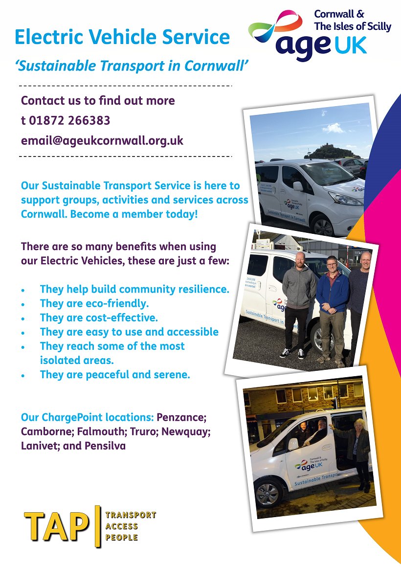 🚙❤️‍🩹Thank you <a href="/LanivetParishCC/">OneForAllCommunityCentre</a> 🌟💕 Who used our #ElectricVehicle to support 16 people to get to their hospital and medical appts - and helped 34 people to receive prescriptions in August - racking up nearly 1000 miles.

We are so proud to be working together. #communityspirit
