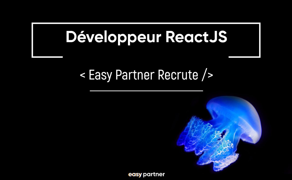 ⚡ Alerte Job ⚡

◾ Développeur ReactJS H/F

#Freelance :  470€ à 530€ TJM

Profil : Confirmé

📍 Paris

Plus de détails dans l'annonce 👉 bit.ly/3jjdM0D

#jobsearch #Jobs #tech #recrutement #offres #easypartner