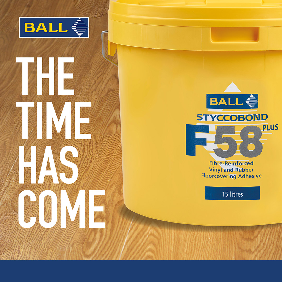 Are you ready to meet our newest innovation? 

Say hello to the Styccobond F58 PLUS -  a fast-drying, fibre-reinforced, pressure sensitive adhesive.

Ideal for speedy applications of luxury vinyl tiles, secured and ready in just five minutes.

#TheWaitisOver