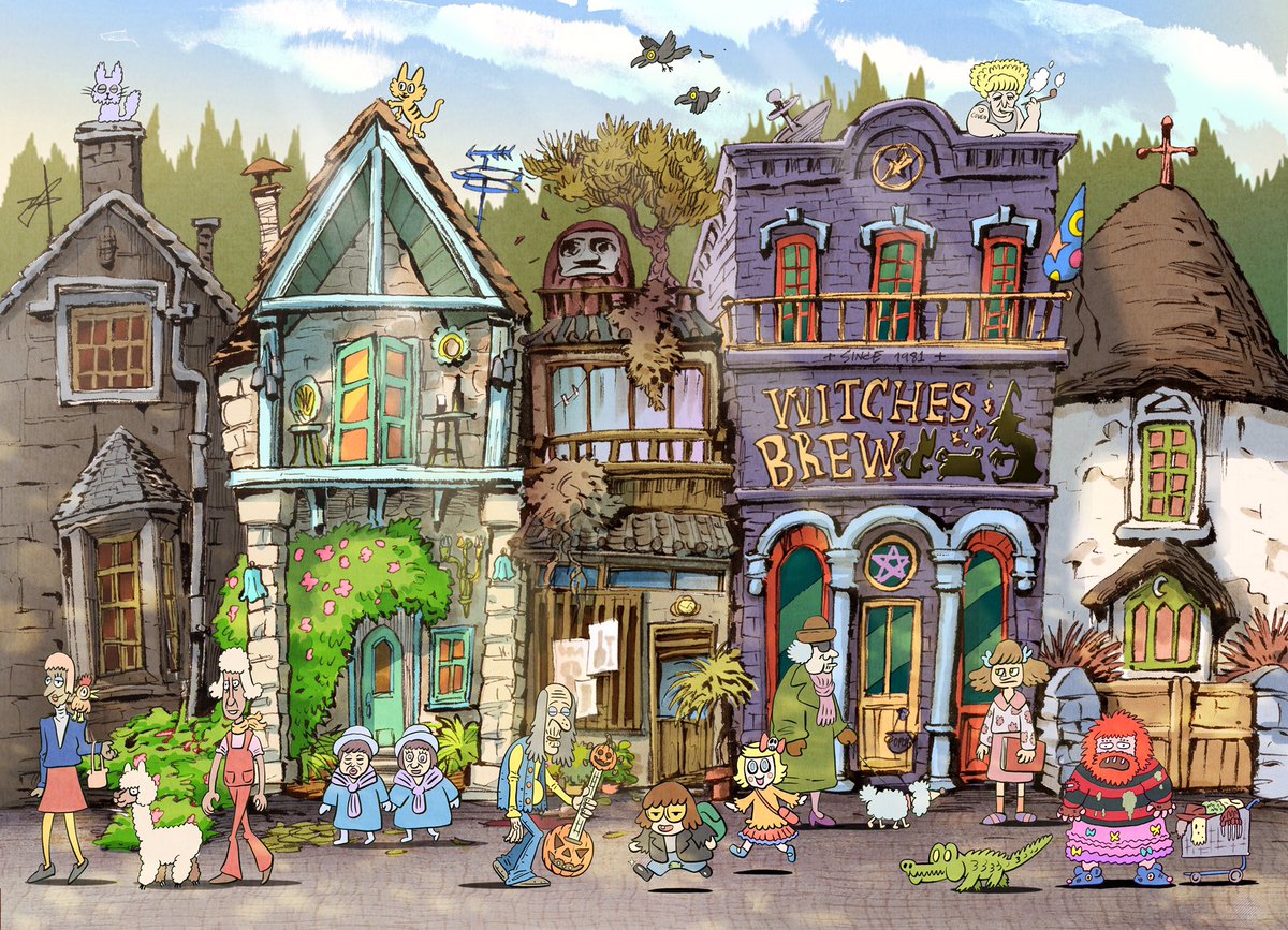 'Saturday in Brodge Town' is now on opensea opensea.io/assets/0x495f9…
When I was a kid, my Saturday is watching cartoon, or horror movies with my family &amp;playing video games.
This piece is create from good vibes of those days
#NFTThai #nftcollector <a href="/nft_asia/">Follow us at @nftasiaofficial</a> #OpenSeaNFT #NFTdrops