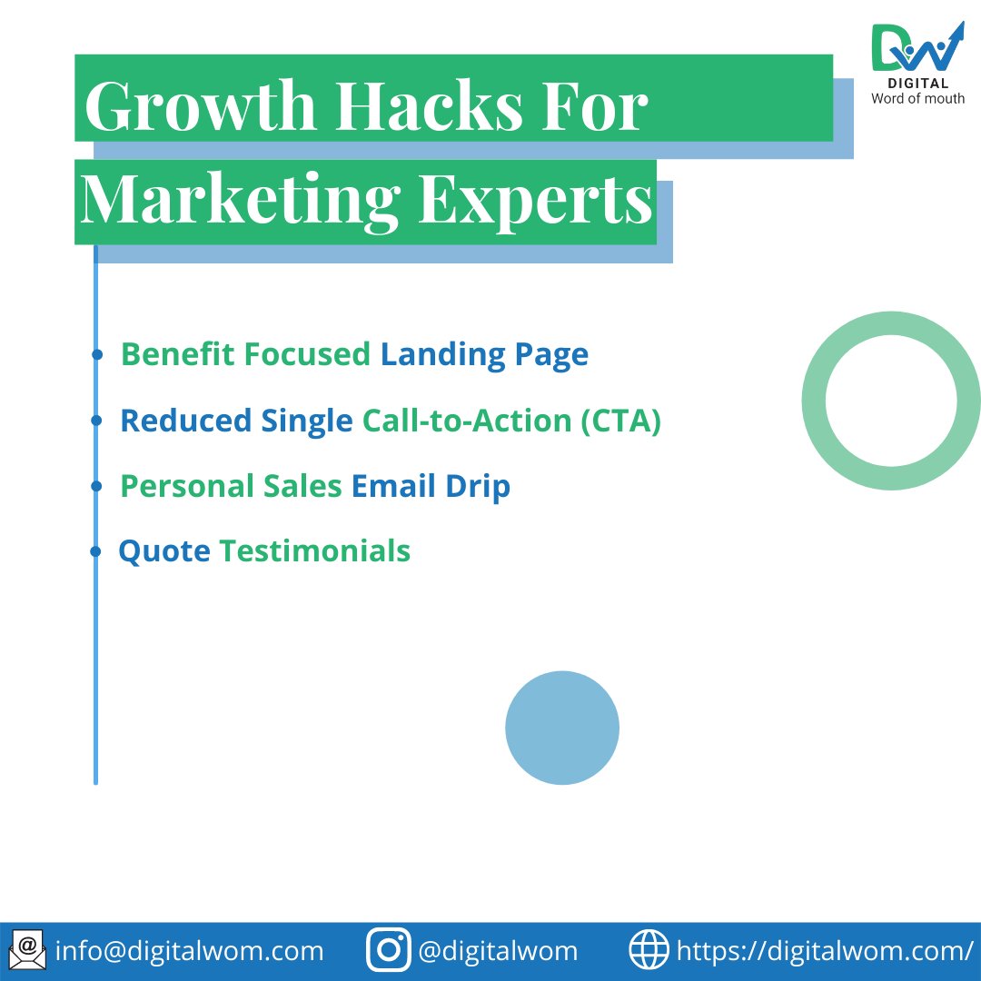 digitalwom's tweet photo. Presenting some happening Growth Hacks for the Marketing Experts💯 .

#marketing #branding #socialmedia #business #growth #hacks #tips #target #targetstyle #emailmarketing  #instagram  #facebook  #website #digital #smallbusiness  #marketingtips  #seo  #networking https://t.co/crMdLY7g06