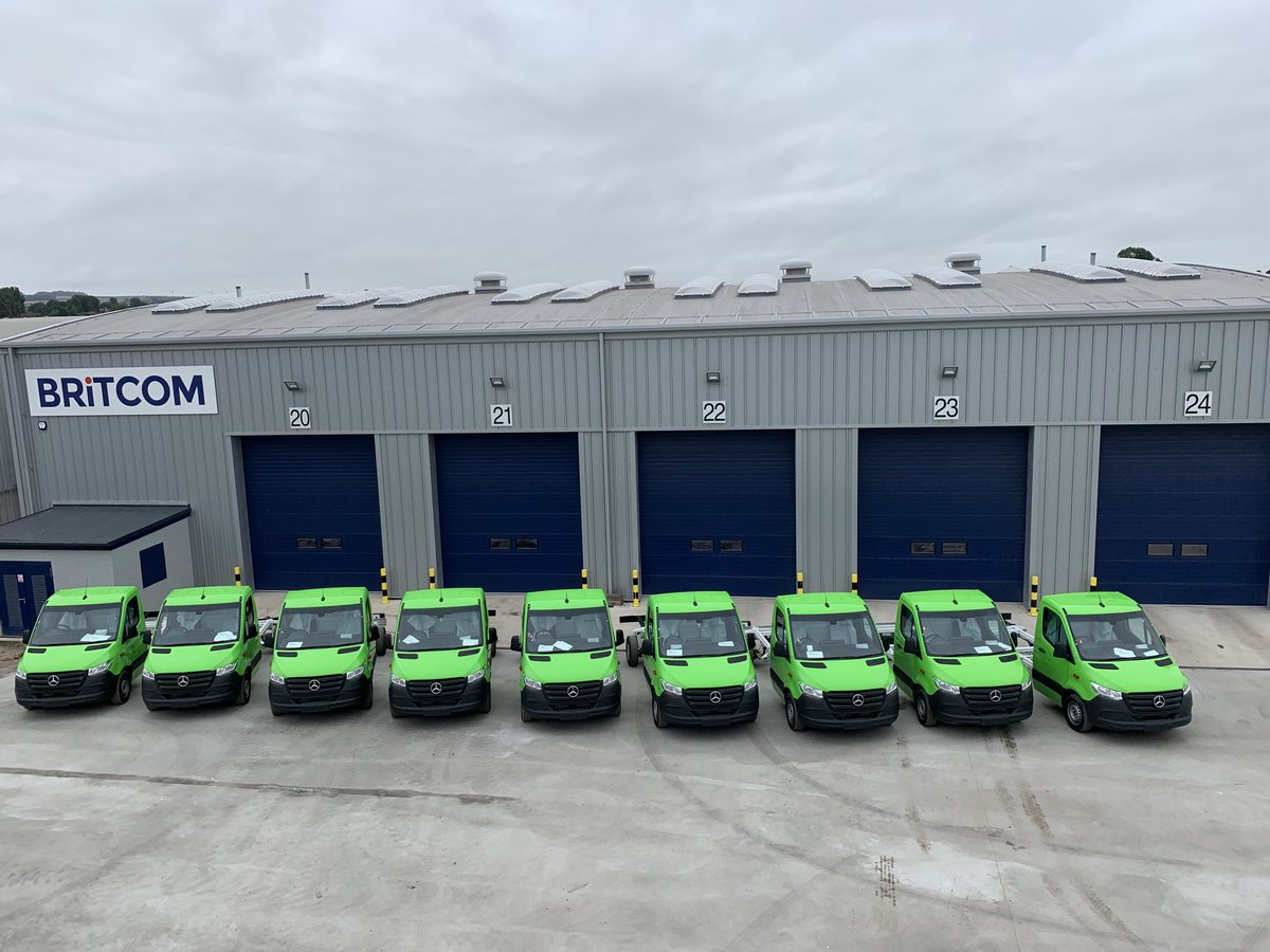 Impressive line-up of home delivery vans recently painted in our bodyshop as part of a major on-going contract. Please contact Fran Johnson on 01430 871010 for all your painting, refurbishment or accident repair requirements.