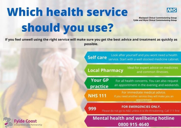BTH_ED's tweet photo. Blackpool we need your help!!!! Talk before you walk and ring #111First Our Emergency Department is incredibly busy already with over 60 patients. We are focusing on those who really need us #EmergenciesFirst #ThinkGP #Think111 #HelpUsHelpYou #SelfCare https://t.co/PosjWc9Rqe