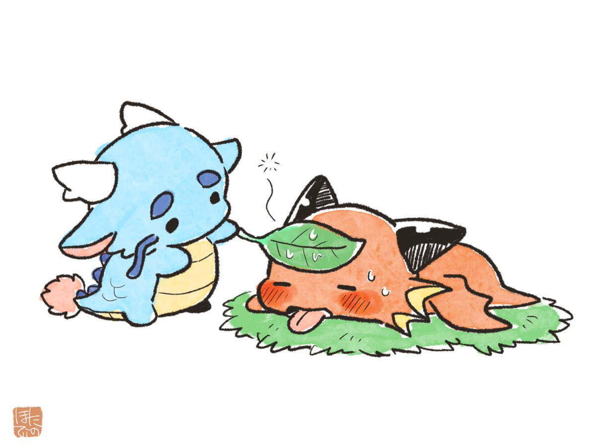 「まだ絵が描ける程度には元気です 」|ほたてぃーの@グッズ通販受付中のイラスト