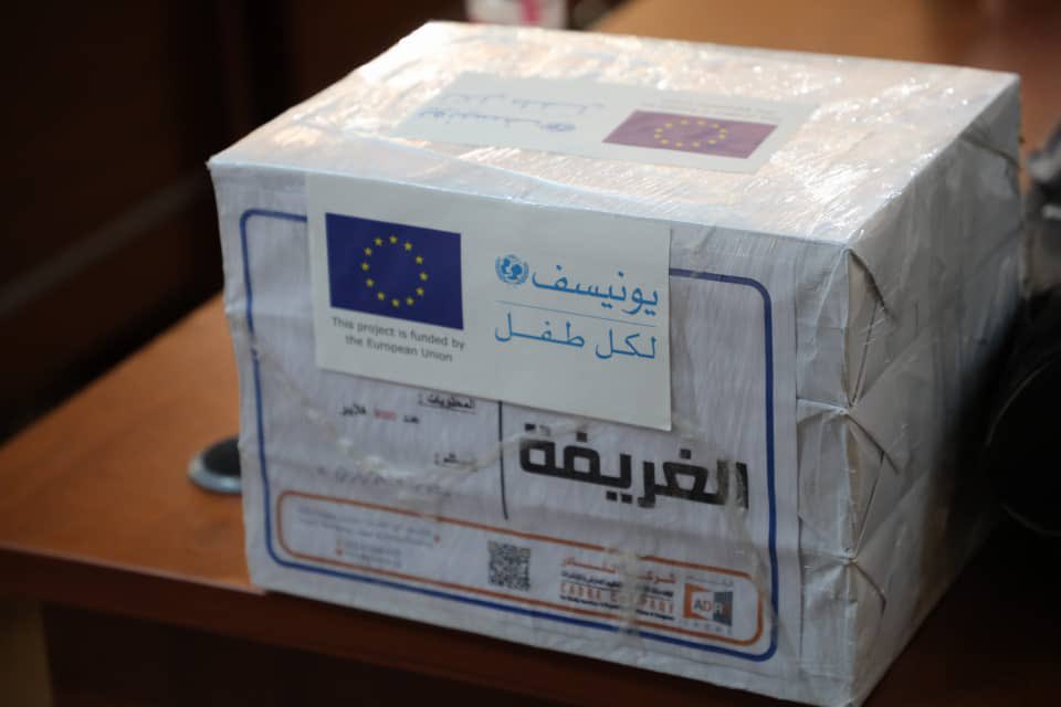 UnicefLibya's tweet photo. Thanks to funding from #EU #AfricaTrustFund, the Community Health Emergency team at the National Center for Disease Control is rolling out a UNICEF-supported campaign on COVID-19 vaccination in So far, the team visited municipalities of #Awbari #Sabha #Alghrifa #WadiAlbawanis https://t.co/oiB4GmF7rX