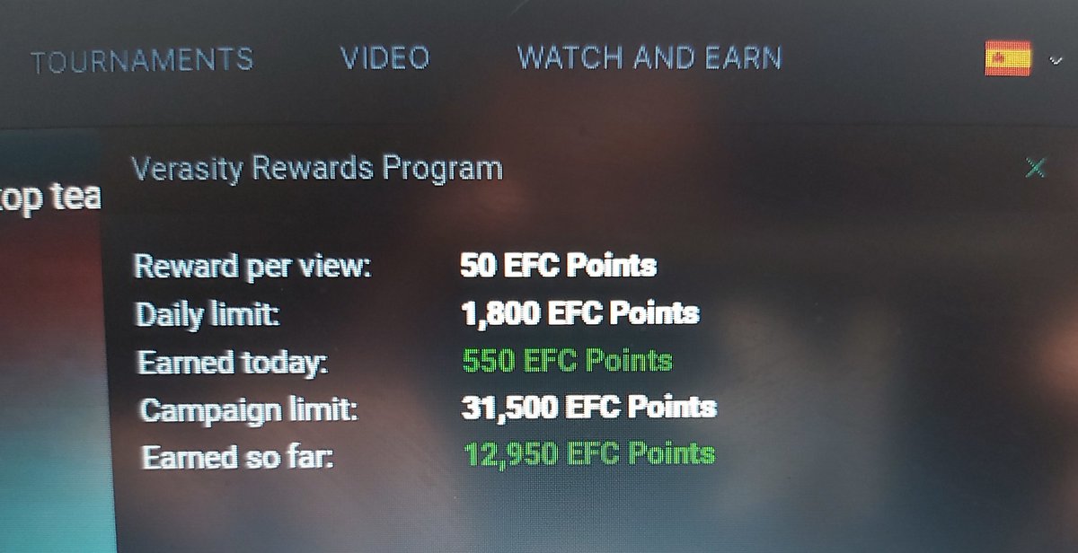 ¡Esperando como agua de mayo a que @EsFightClub reabra el intercambio de EFCPoints por Verasitys! 🤩✌️ $VRA