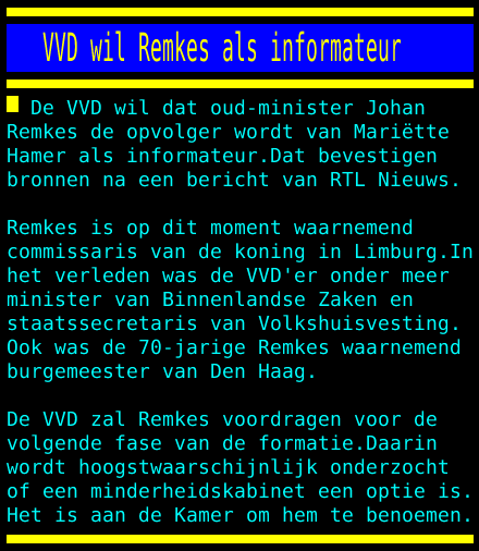 Kabinetsformatie2021