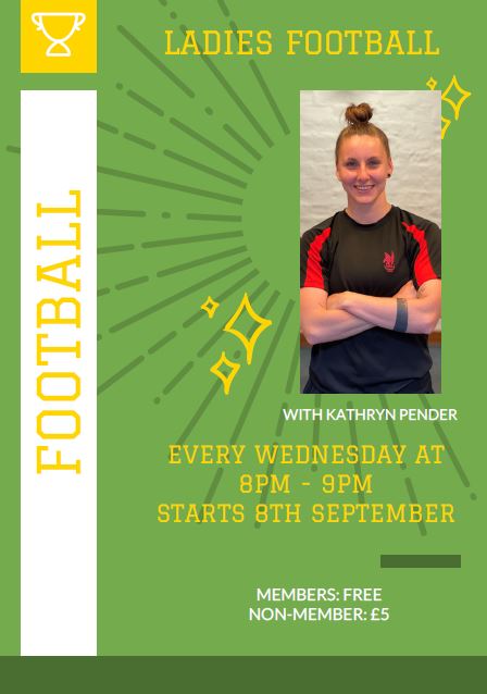 Ladies football starting 8th September. #thewesternbaths #football #ladiesfootball