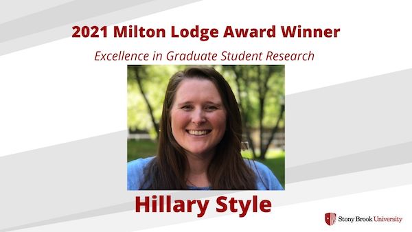 Department of Political Science @ SBU (@sbupolisci) on Twitter photo Congratulations to Hillary Style, a 2021 winner of the Milton Lodge Award for Graduate Student Research. Hillary’s work focuses on social expectations of political behavior (cc: <a href="/HillaryKStyle/">Hillary K. Style</a>). Congratulations to Hillary Style, a 2021 winner of the Milton Lodge Award for Graduate Student Research. Hillary’s work focuses on social expectations of political behavior (cc: <a href="/HillaryKStyle/">Hillary K. Style</a>).