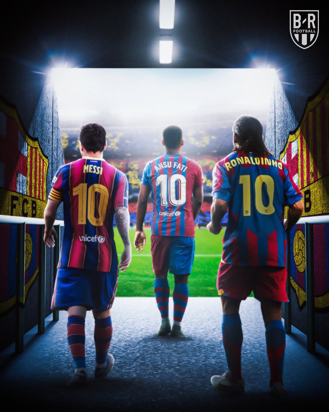 B R Football Ronaldinho 03 08 Leo Messi 08 21 Ansu Fati 21 Barcelona S Next In Line T Co 64wdty1svn Twitter