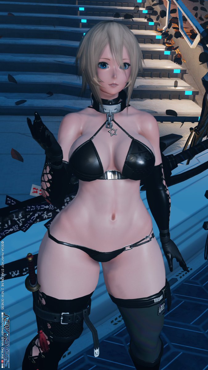 黒系は夜の方が映える 