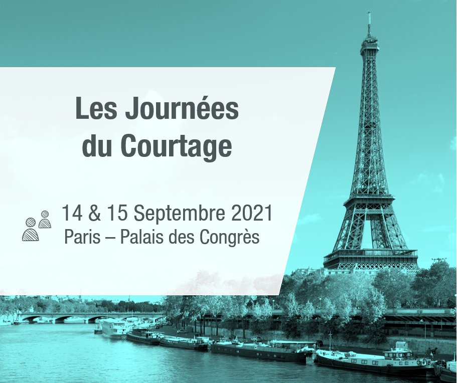 [Evénement]
📅 A vos agendas ! #cegema sera présente aux Journées du Courtage (Stand P17) les 14 et 15 Septembre 2021 au Palais des Congrès à #paris. Téléchargez votre badge visiteur gratuitement : cutt.ly/lbbRqEC
#courtier #courtage #assurance #salon