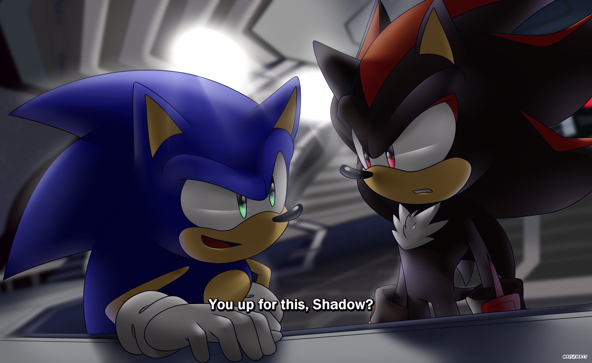 Wait if Shadow doesn't age…”-art by Risziarts. : r/SonicTheHedgehog