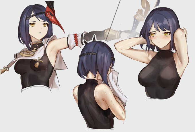 Kujou Sara's training
#原神 