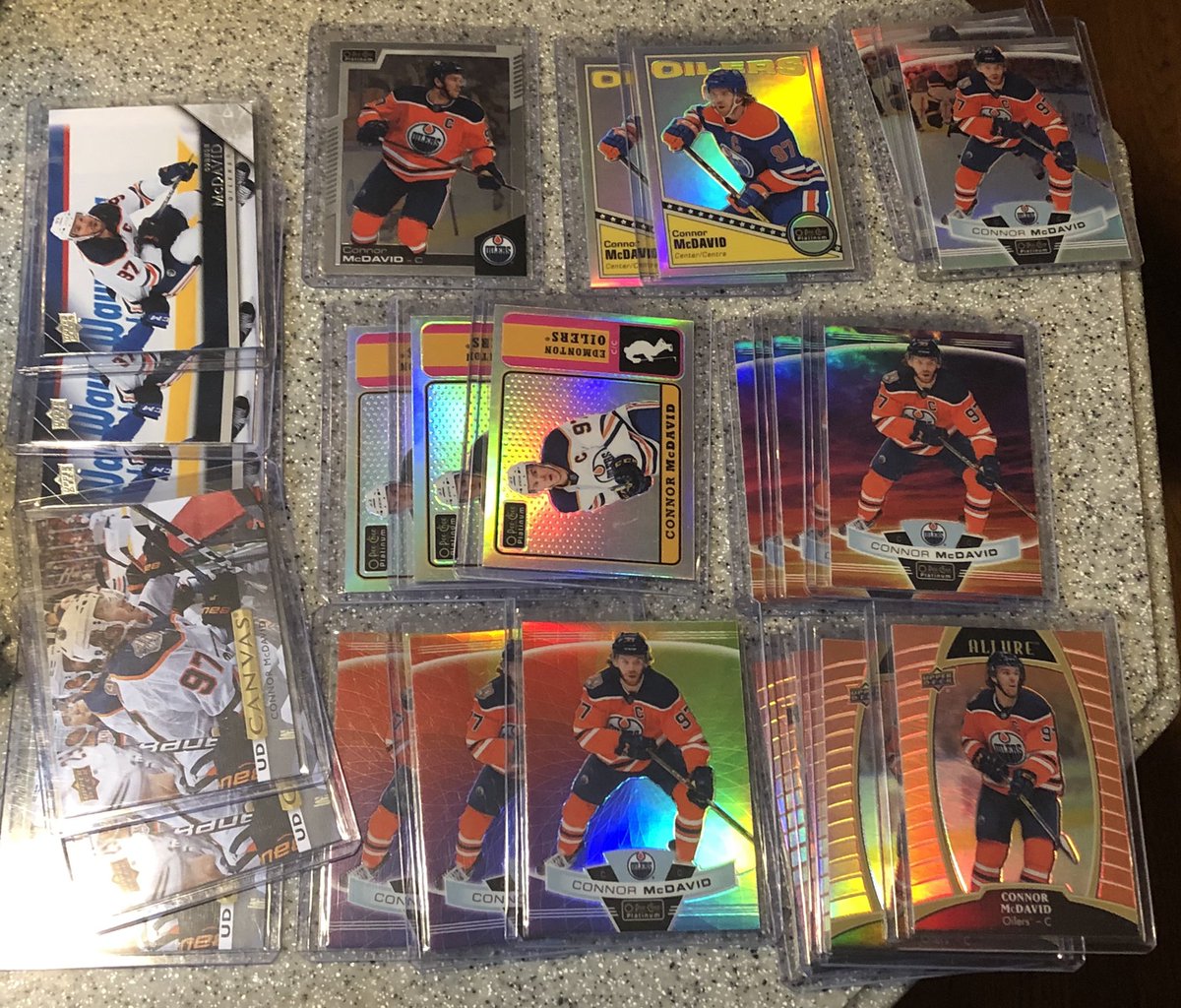 danvincent78's tweet photo. Part 2 of the @CheckOutMyCards highlights. #CollectConnor (love the platinum rainbows), some 03-04 ITGU SS autos for the set, and some Canes highlights. Iβve added Jarvis to the list of Canes Iβm actively picking up. Please LMK if you have any of the limited autos from 03-04 ITGU https://t.co/8L7g9XBwGL