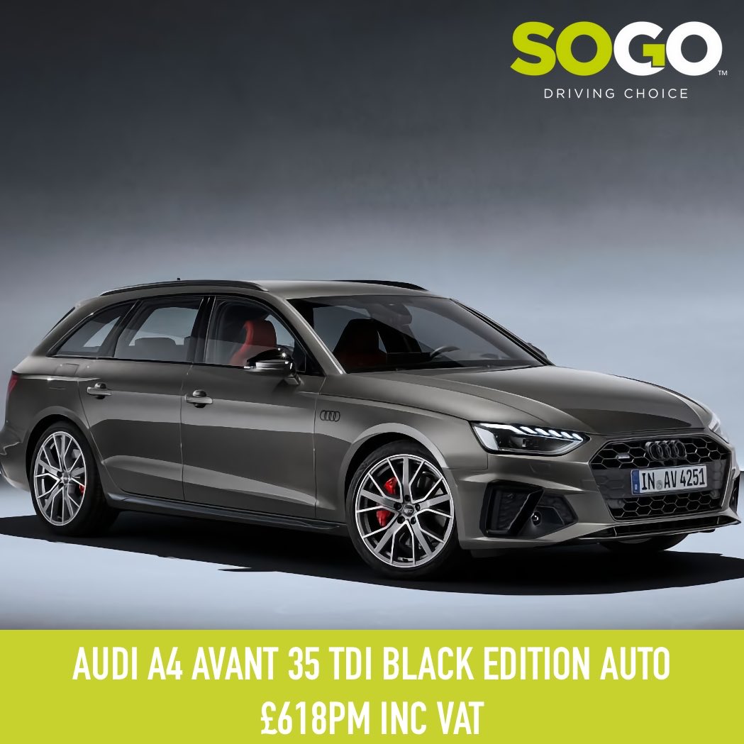 SOGOmobility's tweet photo. Saloon or Avant? You could be driving either of these fabulous Audis on a flexible lease from us in days with no deposit!
Visit: https://t.co/3lbQUQlfEx or call our team now on 01908 084593!
#audileasing #carleasing https://t.co/c0qeEIvB38