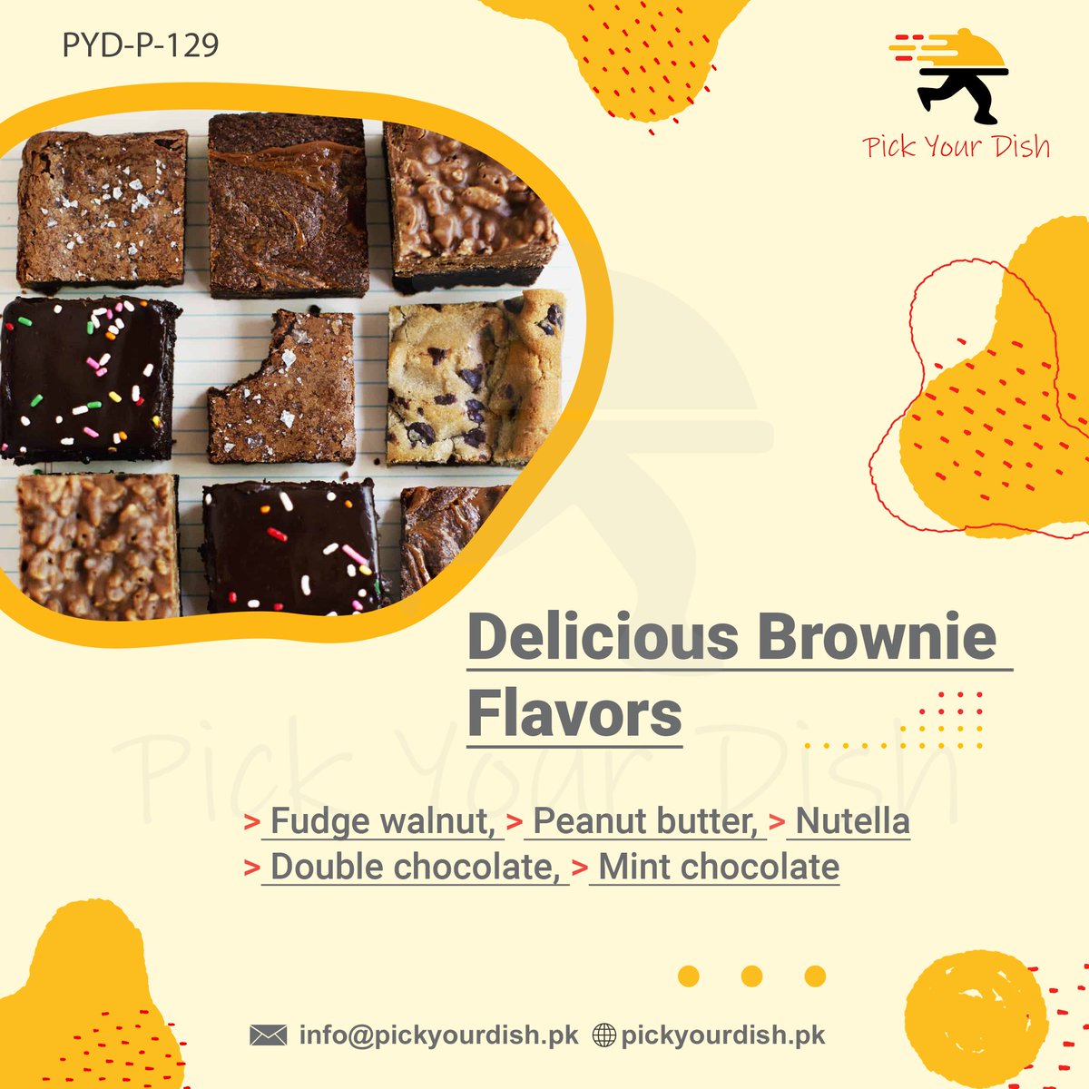 pickyourdishpk's tweet photo. Does your sweet tooth keep craving? Here are the type of brownies you shouldn’t miss!

#food #sweettooth #foodies #foodiespakistan https://t.co/fPCvNpIynV