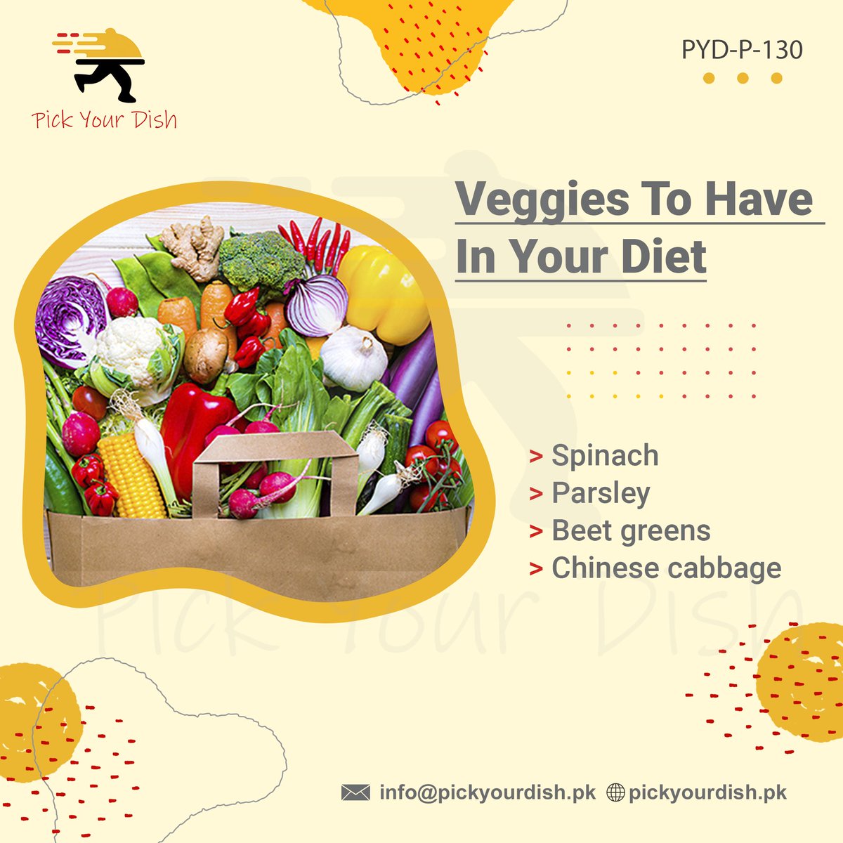 pickyourdishpk's tweet photo. Are you wondering which vegetables are the most nutritious for you? Definitely keep these ones in your diet!

#vegetables #food #foodiespakistan https://t.co/x1Uet3Hy6t