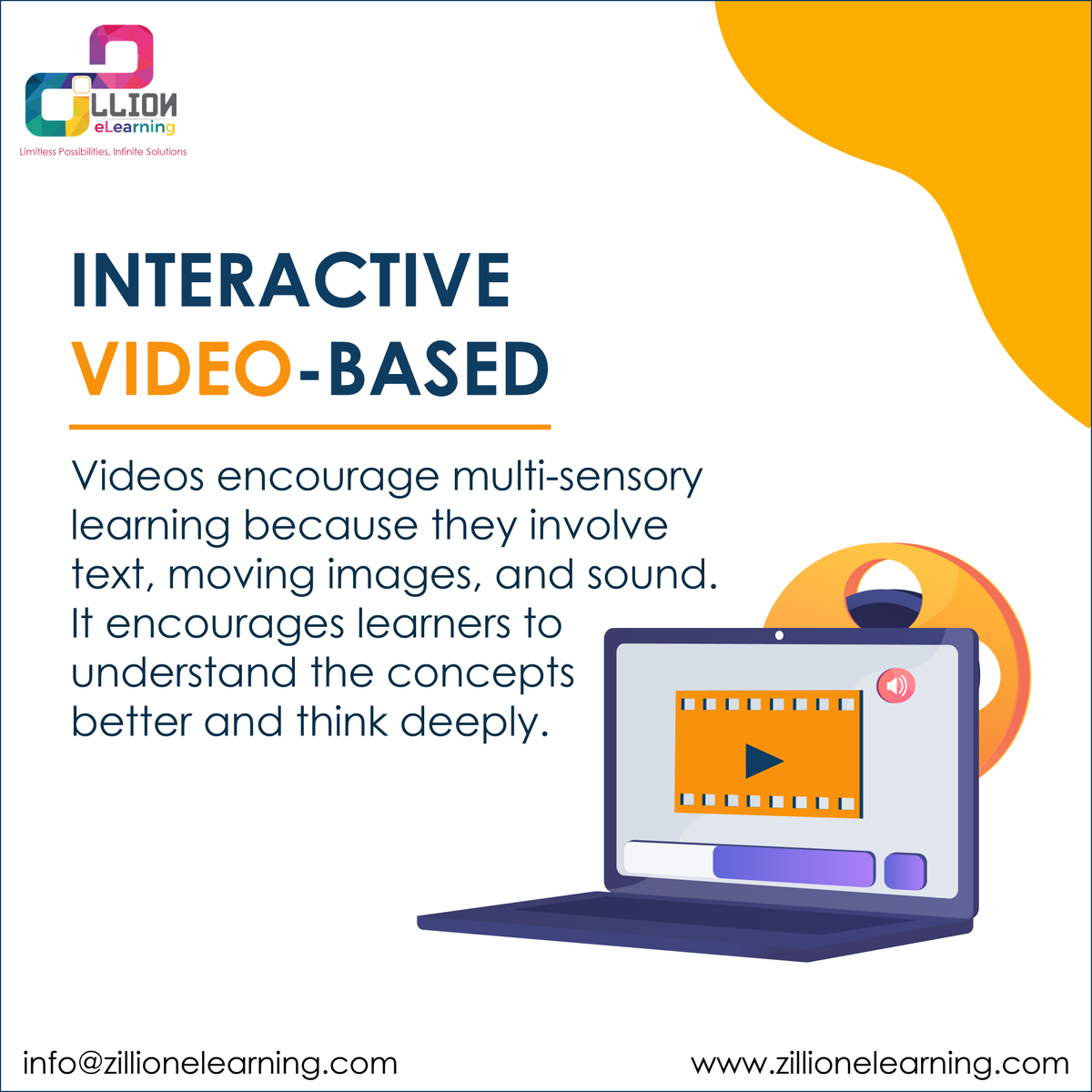 ZilionELearning's tweet photo. What are the types of eLearning?
1. Game Based
2. Mobile Learning
3. Interactive Video Based
#zillionelearning #zillion #elearning #typesofelearning #gamebasedlearning #mobilelearning #Interactivevideo https://t.co/DND8jPDbyy