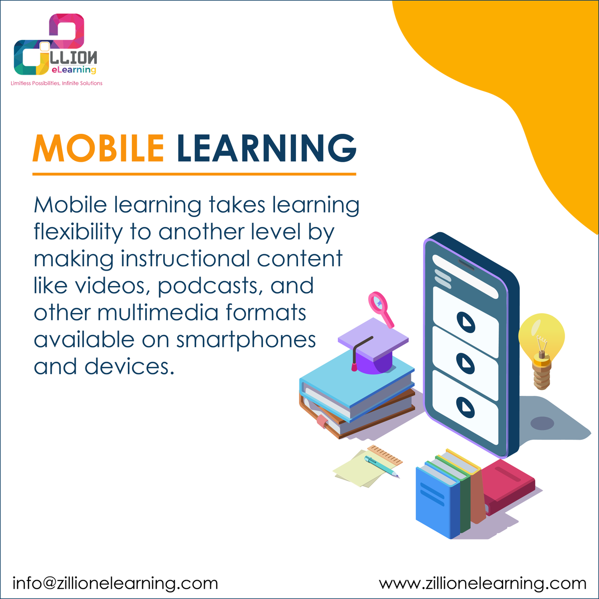 ZilionELearning's tweet photo. What are the types of eLearning?
1. Game Based
2. Mobile Learning
3. Interactive Video Based
#zillionelearning #zillion #elearning #typesofelearning #gamebasedlearning #mobilelearning #Interactivevideo https://t.co/DND8jPDbyy