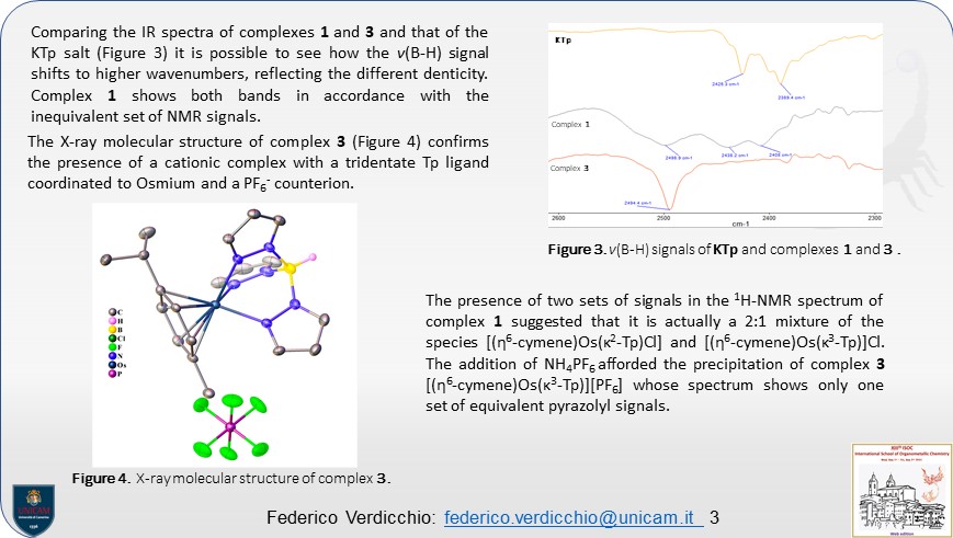 verdicchio_f's tweet photo. Synthesis and Characterization of Novel (η6-arene) Osmium(II) Poly(pyrazolyl)borate Complexes  
@ISOCUnicam @UniCamerino 
#Chemistry #ISOCUnicam https://t.co/Oa2wNDPobR