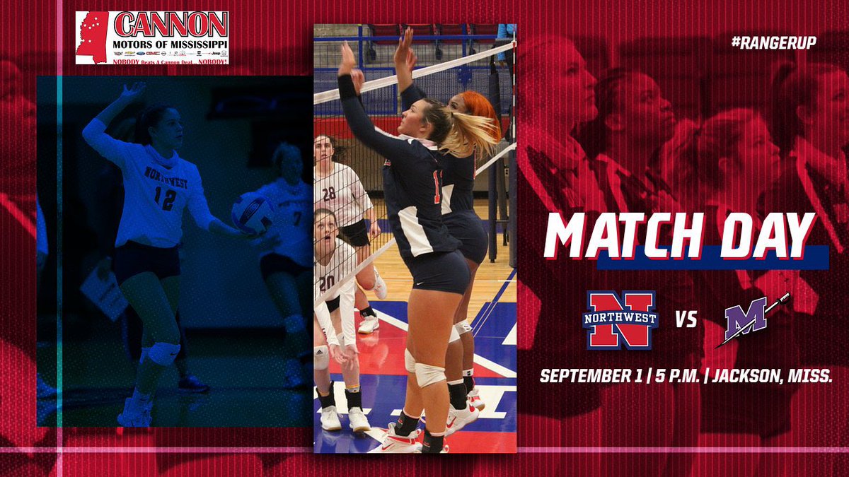 NWCCVolleyball's tweet photo. Making a quick trip down I-55 🚌 

🆚 Millsaps College
🕔 5 P.M.
📍 Hangar Dome
🗺 Jackson, Miss.
💻 https://t.co/D25R57tDeq
📈 https://t.co/TbFAq3ySWx

#RangerUp🏐 https://t.co/ScCae6sc2p