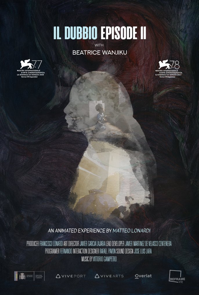 For the second year in a row, our experience "Il Dubbio" is in <a href="/la_Biennale/">La Biennale di Venezia</a>  VR section, and this year is in the official selection. Thanks to all the team at ReframeVR , <a href="/Watergunner/">Raf Pavon</a>, and <a href="/culturagob/">Ministerio de Cultura</a> 
If you have a VR headset, you can check it in <a href="/Viveport/">VIVEPORT</a>