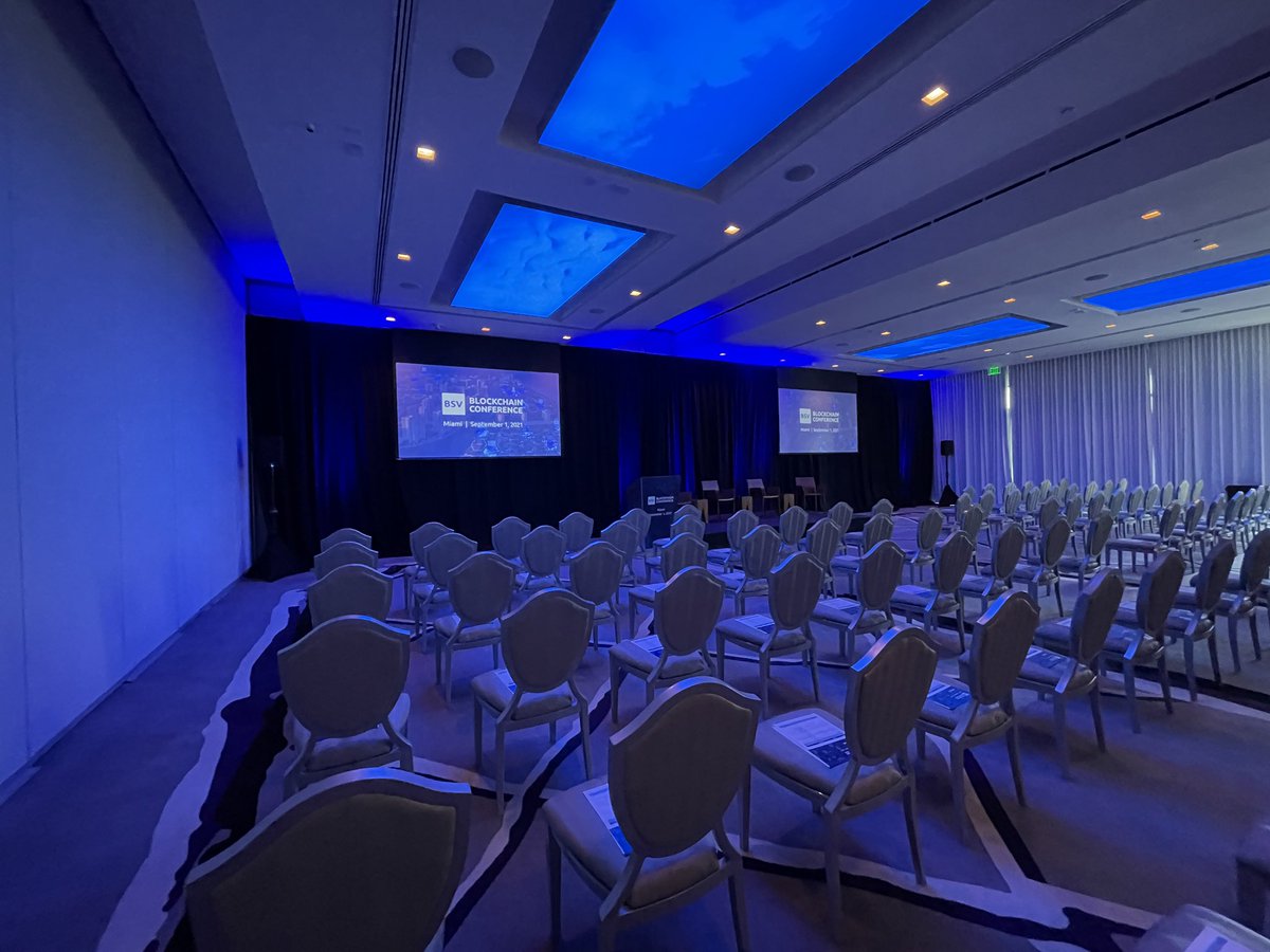 SUPR_MRKT's tweet photo. @BSVBlockchain Miami Conference with Lighting Sharks UK and @RealCoinGeek about to open @SLSBrickell #bsv #bsvblockchain https://t.co/6Be7aXVmVC