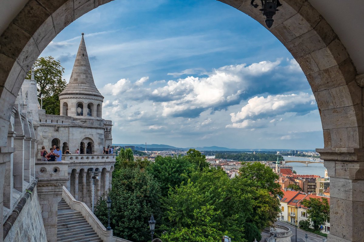 Budapest Hungary 
View From Fishmen Fortress 
#Budapest #Hungary #cityscape #Danube #travelphotography #august2021 
📸#PanasonicLumix 
Happy Afternoon To All !!