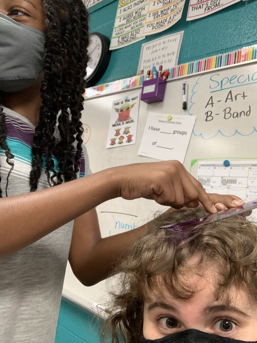 I never though measuring my head would be part of morning work… 😂