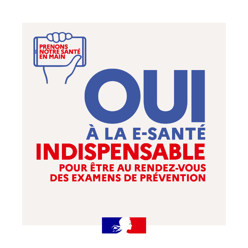Sante_Gouv's tweet photo. #OuiALaEsante | Et si le numérique devenait le meilleur allié de notre santé ? 
✅ Chaque jour, la #esanté montre à quel point elle est essentielle à notre système de soins.
Pour en savoir plus ⤵️